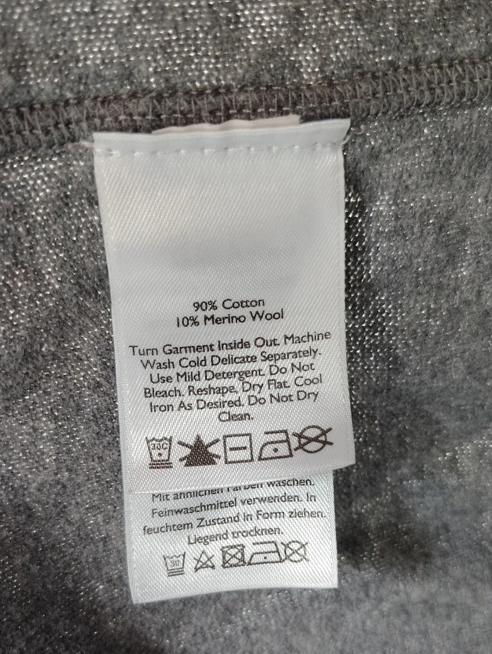 Eddie Bauer 1/4 Zip Heatheted Gray Sweater in‎ Mens size Large Office Casual